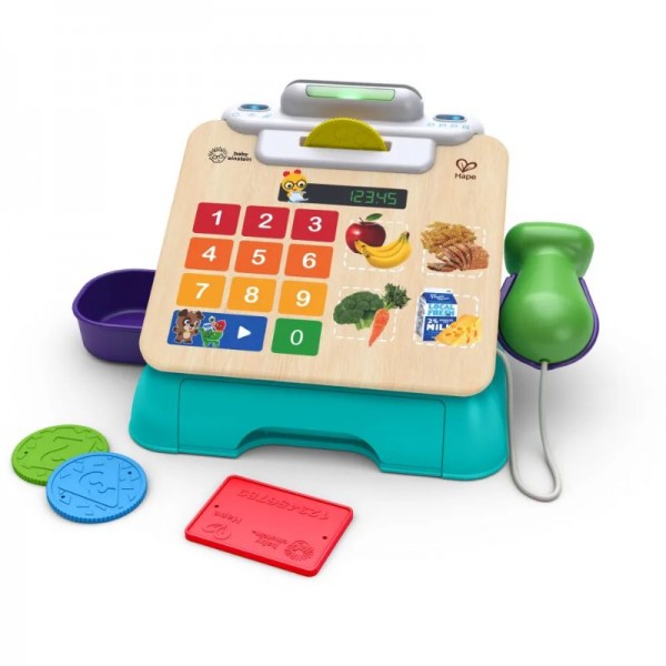 Hape Magic Touch Ξύλινη Ταμειακή Μηχανή Για 3+ Ετών