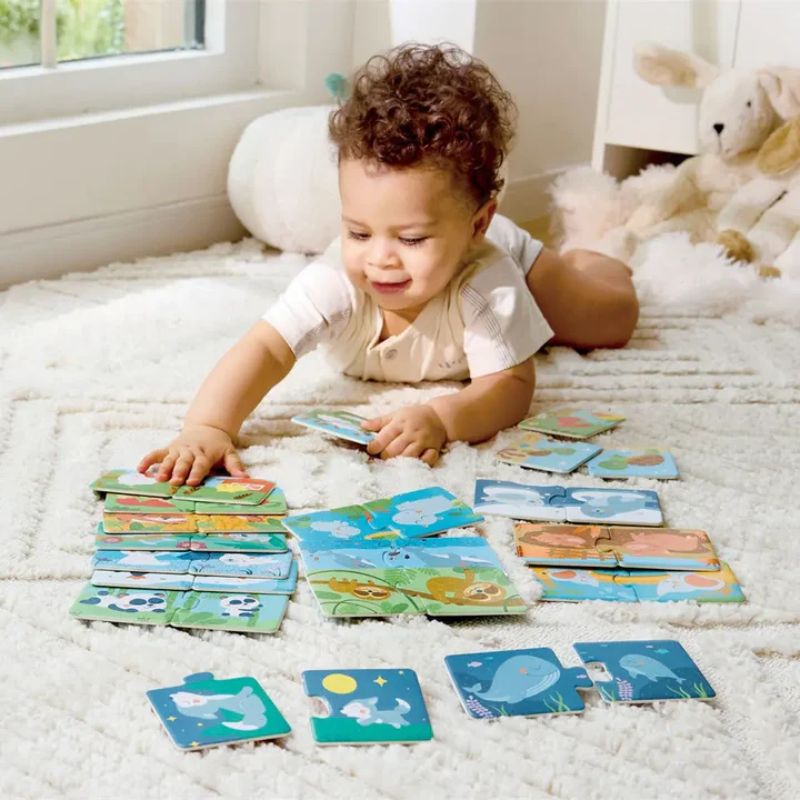 Hape Εκπαιδευτικό Παζλ Ζευγάρια Για 12-24 Μηνών Animal Family