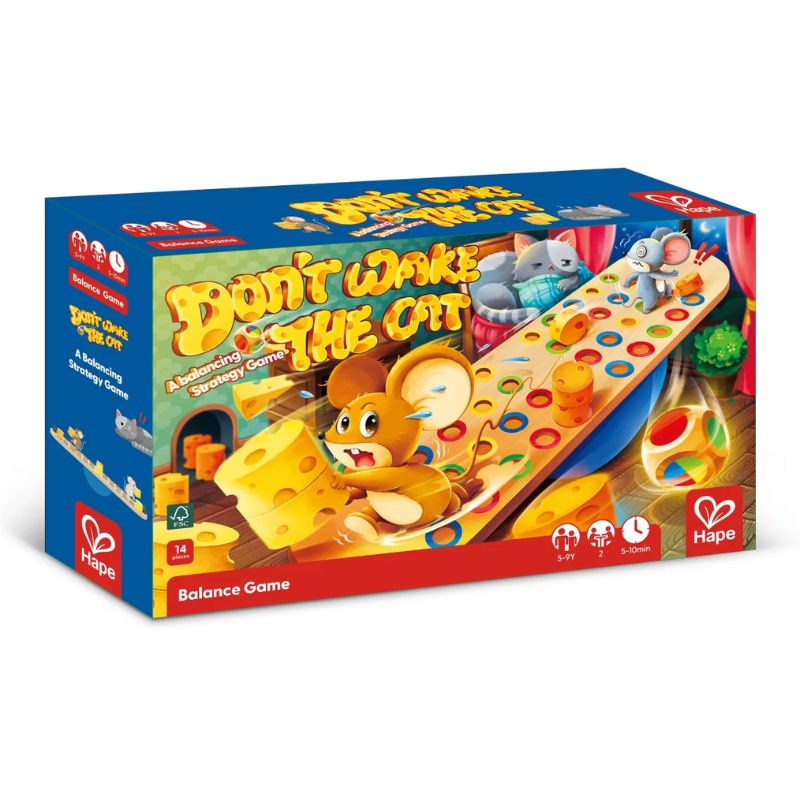 Hape Ξύλινο Παιχνίδι Ισορροπίας Don't Wake Up The Cat Για 5-9 Ετών