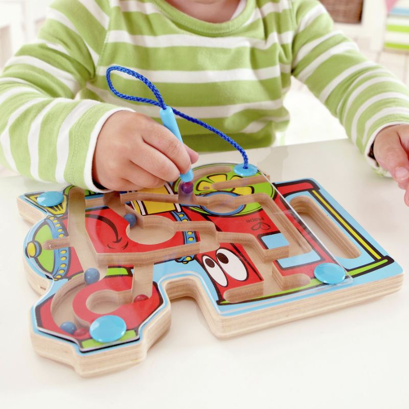 Hape Ξύλινο Παιχνίδι Με Μπίλιες Choo Choo Tracks Για 24+ Μηνών