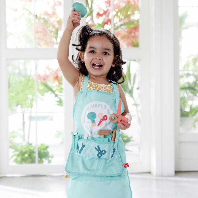 Hape Παιχνίδι Μίμησης Κομμώτρια Super Stylish Hair Salon Set Για 3-8 Ετών