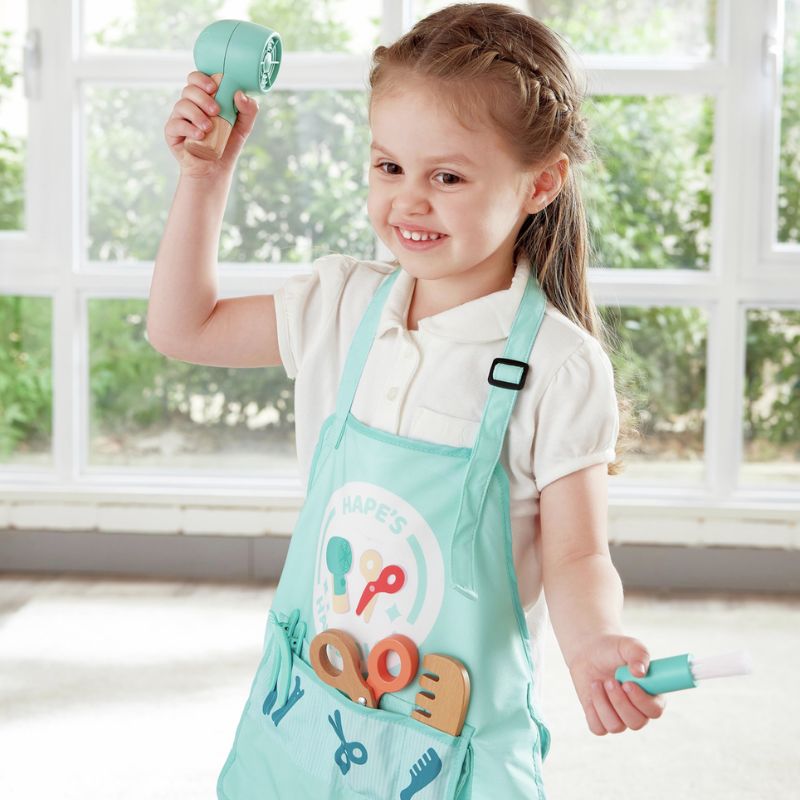 Hape Παιχνίδι Μίμησης Κομμώτρια Super Stylish Hair Salon Set Για 3-8 Ετών