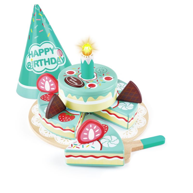 Hape Τούρτα Γενεθλίων Με Φώτα Και Ήχους Interactive Happy Birthday Cake 16 τμχ Για 3+ Ετών