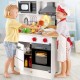 Hape Σετ Ξύλινη Κουζίνα Με Σκεύη 3 τμχ Super Serve Για 3-10 Ετών