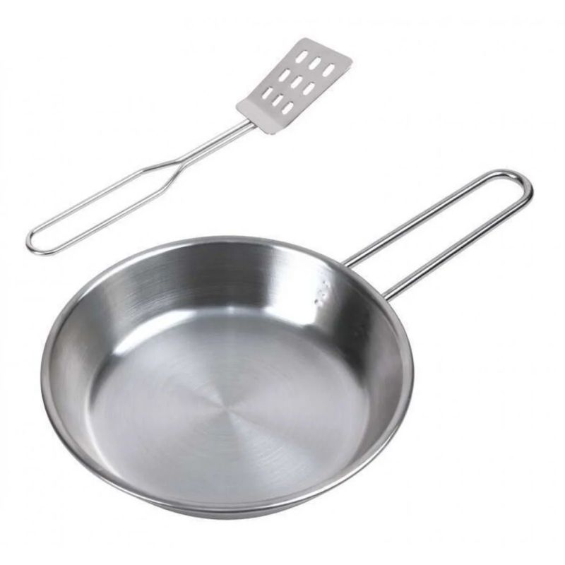 Hape Σετ Ξύλινη Κουζίνα Με Σκεύη 3 τμχ Super Serve Για 3-10 Ετών