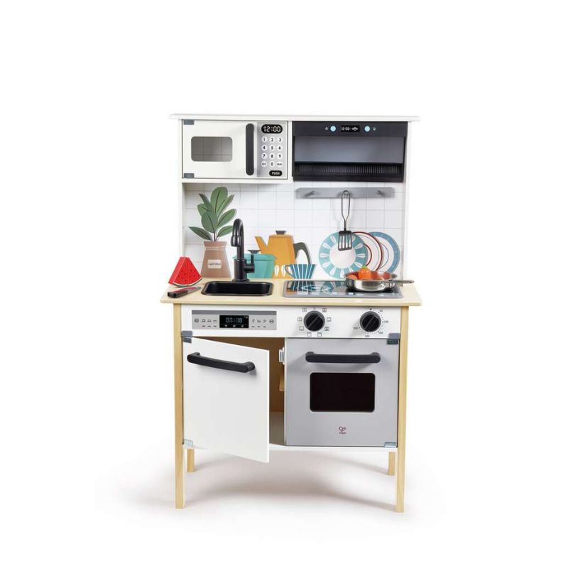 Hape Playfully Delicious Ξύλινη Κουζίνα Για 3+ Ετών Modern Smart-Kitchen