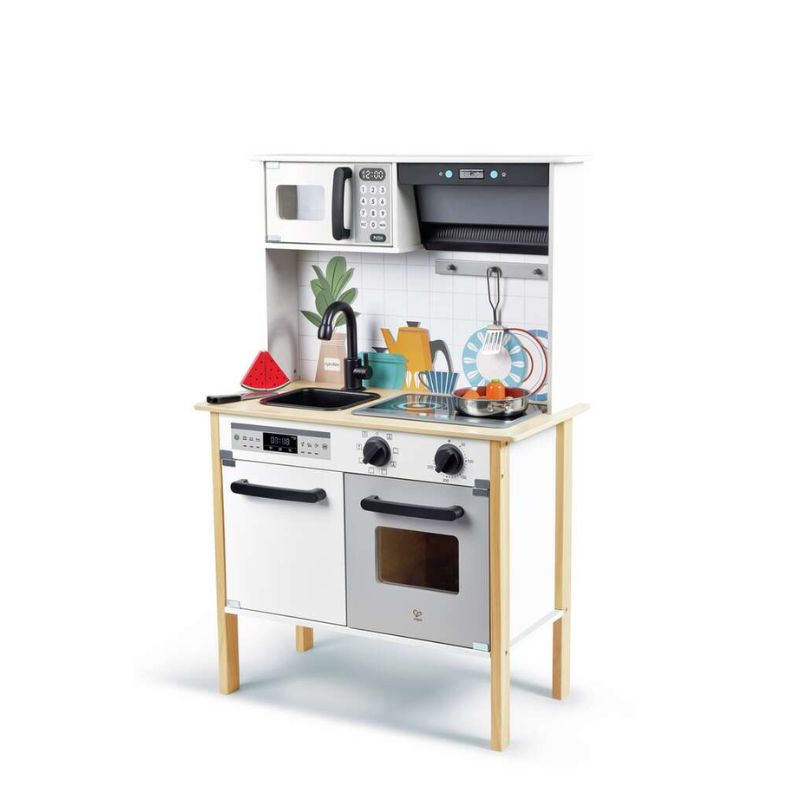 Hape Playfully Delicious Ξύλινη Κουζίνα Για 3+ Ετών Modern Smart-Kitchen