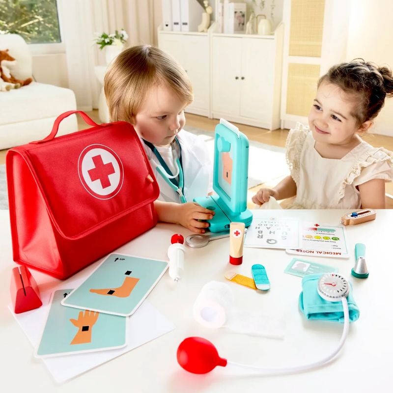 Hape Σετ Εργαλεία Γιατρού Little Doctor's Medical 22 τμχ Για 3-8 Ετών
