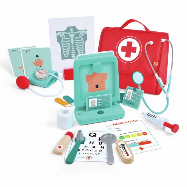 Hape Σετ Εργαλεία Γιατρού Little Doctor's Medical 22 τμχ Για 3-8 Ετών