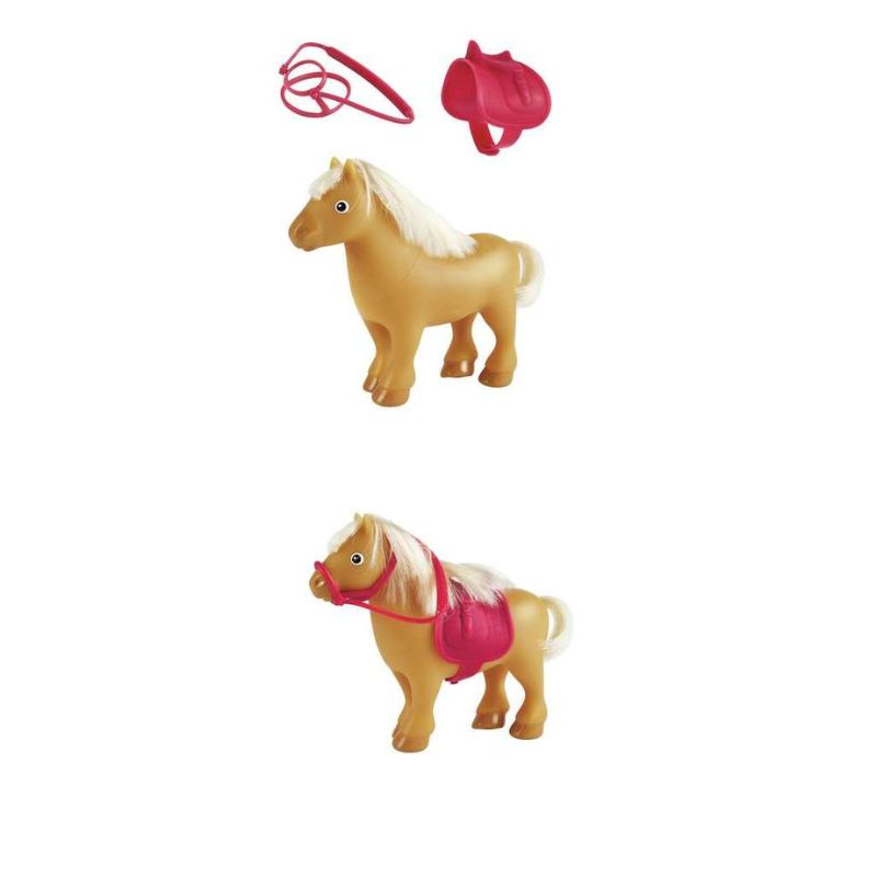 Hape Σετ Ξύλινος Στάβλος Pony Club Ranch 70 τμχ Για 3+ Ετών