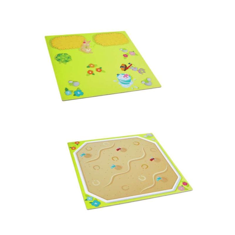 Hape Σετ Ξύλινος Στάβλος Pony Club Ranch 70 τμχ Για 3+ Ετών