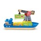 Hape Railway Ξύλινο Πλοίο Με Γερανό Για 3+ Ετών Cargo Ship & Crane