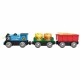 Hape Σετ Rolling-Stock Τραινάκι Με Βαγόνια 3 τμχ Με Μπαταρίες Για 3+ Ετών