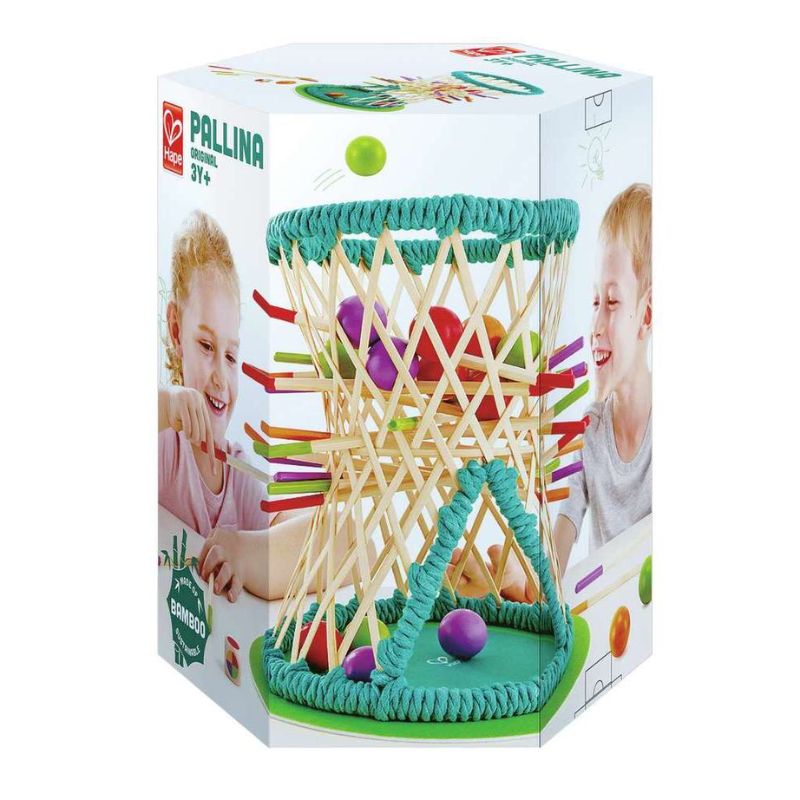 Hape Pallina Original Πύργος Με Ξυλάκια Και Μπάλες 38 τμχ Για 3+ Ετών