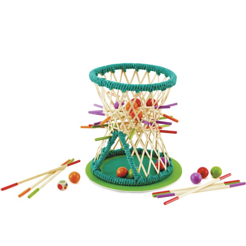 Hape Pallina Original Πύργος Με Ξυλάκια Και Μπάλες 38 τμχ Για 3+ Ετών