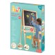 HappiHobbi Wooden Magnetic Easel 4-Σε-1 Επιδαπέδιος Πίνακας