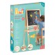 HappiHobbi Wooden Magnetic Easel 4-Σε-1 Επιδαπέδιος Πίνακας