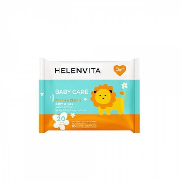 Helenvita baby Μωρομάντηλα Χαμομήλι 20τμχ