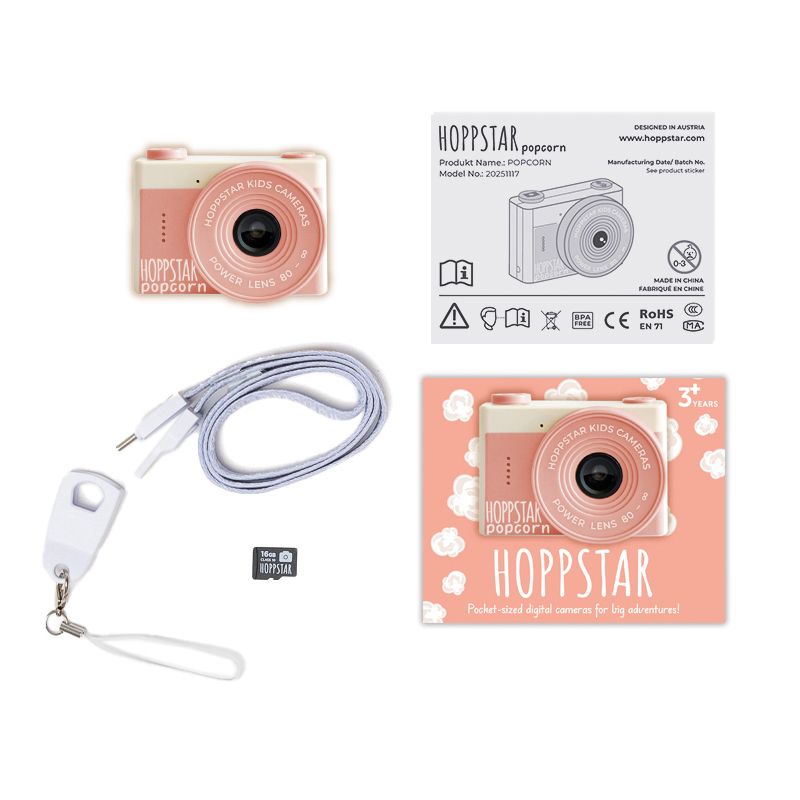 Hoppstar Popcorn Φωτογραφική Μηχανή Για 3+ Ετών Sorbet