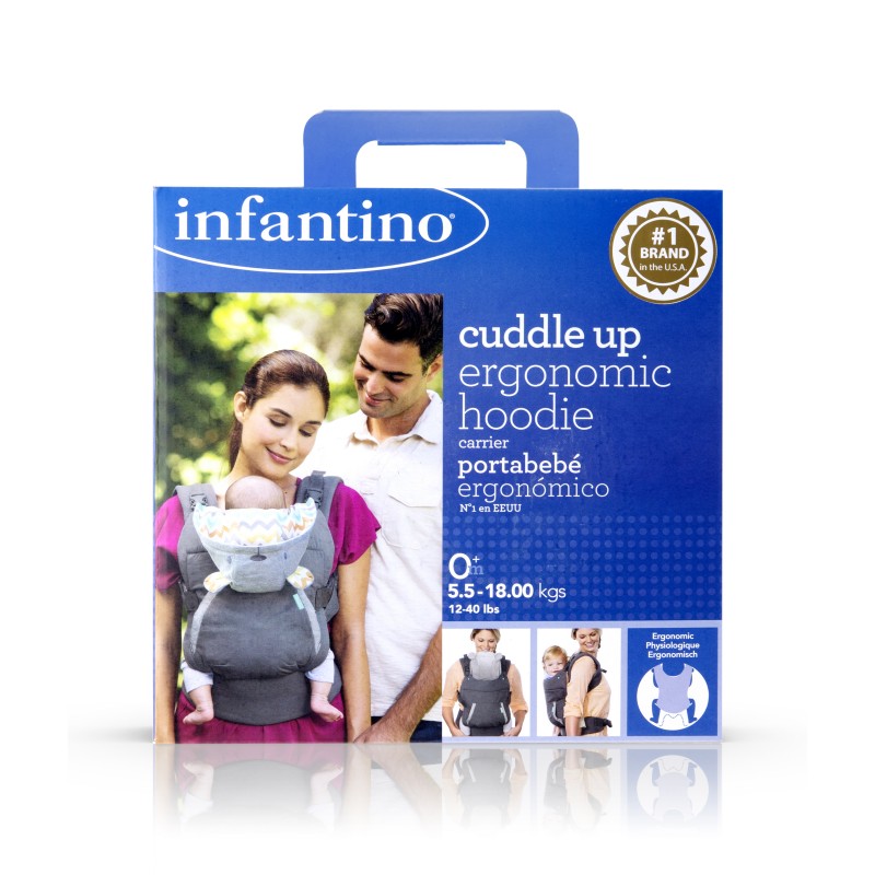 Infantino Cuddle Up Ergonomic Hoodie Μάρσιπος