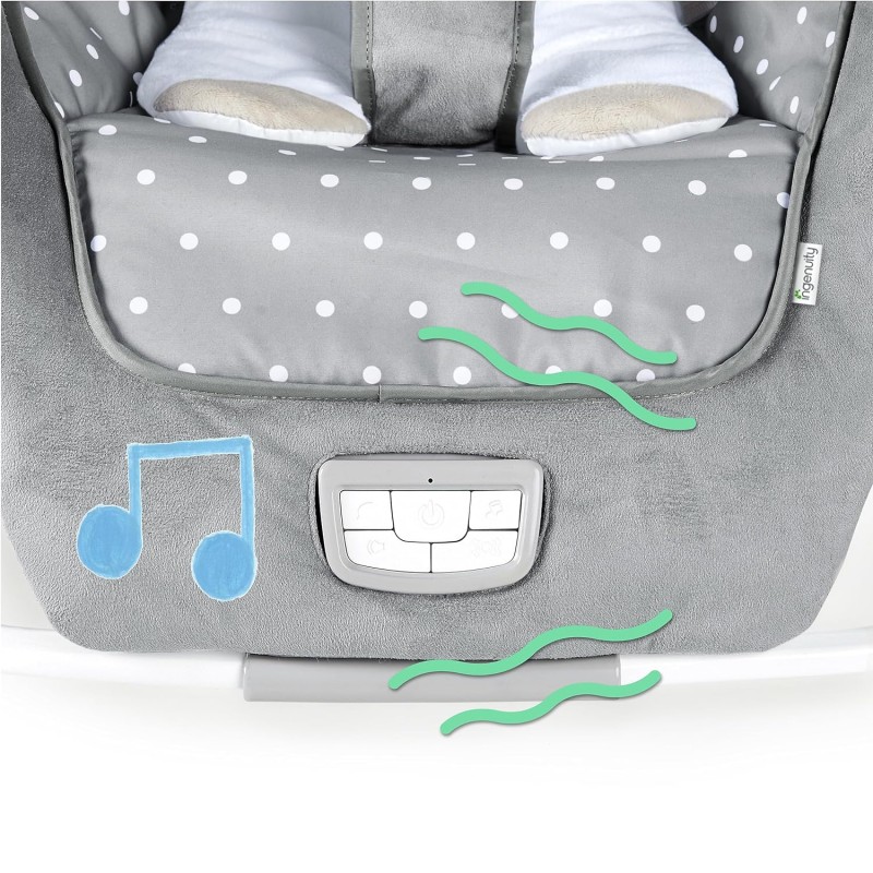 Ingenuity Rocking Seat 2-In-1 Ρηλάξ Cuddle Lamb