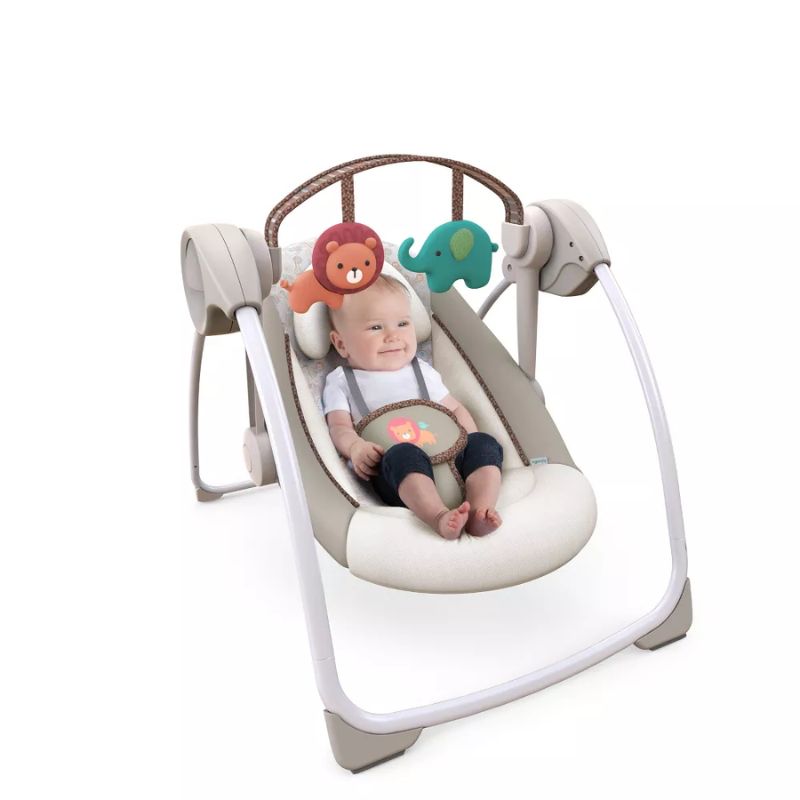 Ingenuity Comfort 2 Go Portable Swing Ρηλάξ Cozy Kingdom