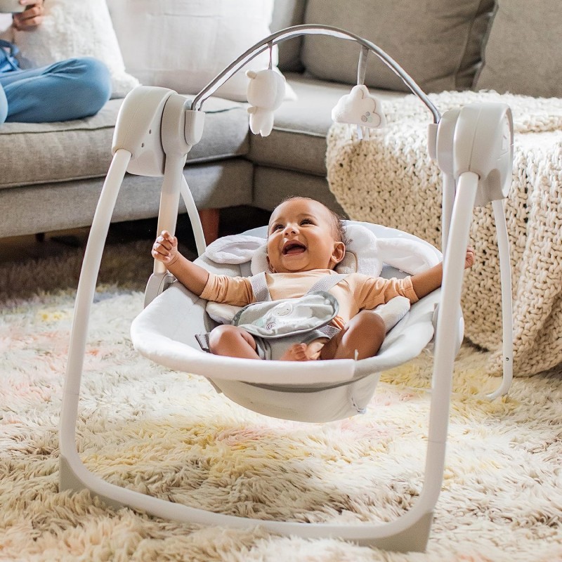 Ingenuity Comfort 2 Go Portable Swing Ρηλάξ Cuddle Lamb