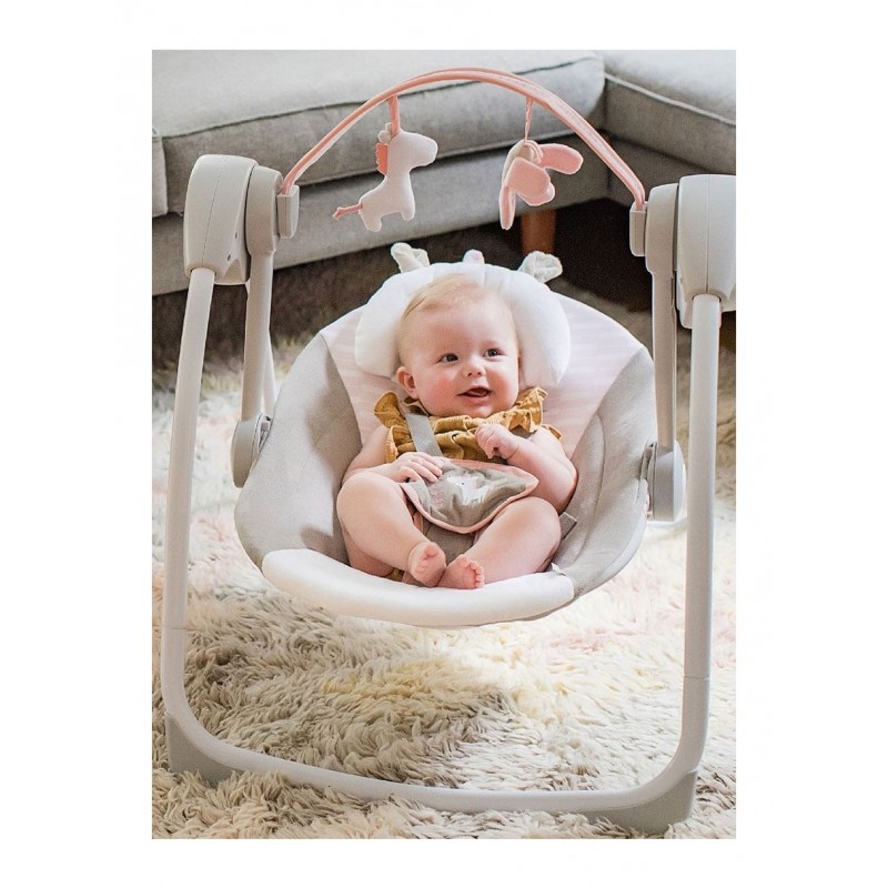 Ingenuity Comfort 2 Go Portable Swing Ρηλάξ Flora the Unicorn