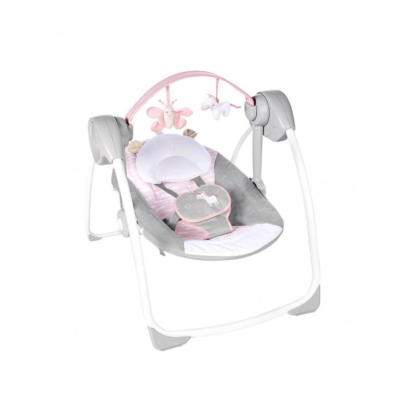 Ingenuity Comfort 2 Go Portable Swing Ρηλάξ Flora the Unicorn