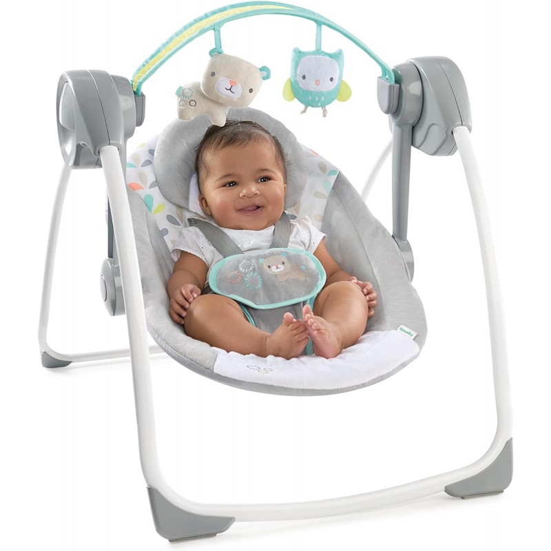 Ingenuity Comfort 2 Go Portable Swing Ρηλάξ Fanciful Forest