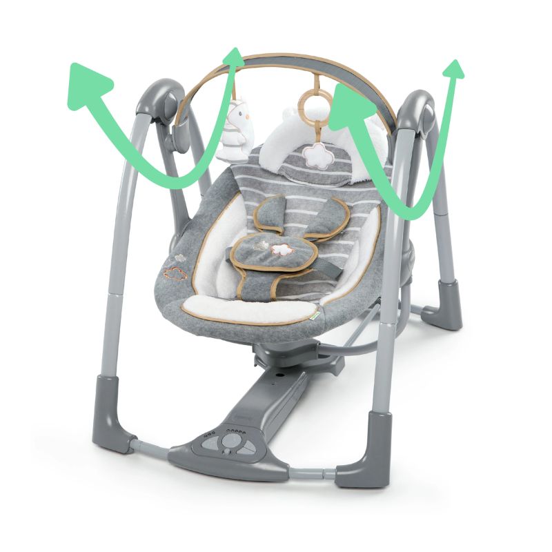 Ingenuity Swing 'n Go Φορητό Ρηλάξ Κούνια Boutique Collection Teddy