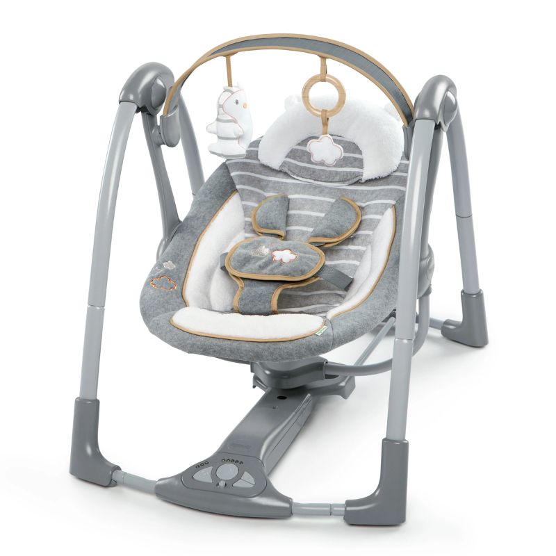 Ingenuity Swing 'n Go Φορητό Ρηλάξ Κούνια Boutique Collection Teddy