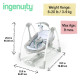 Ingenuity ConvertMe Swing-2-Seat Ρηλάξ & Κούνια 2-σε-1 Nash