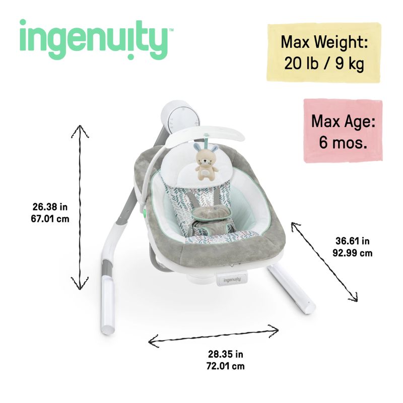 Ingenuity AnyWay Sway Φορητό Ρηλάξ Διπλής Κατεύθυνσης Spruce