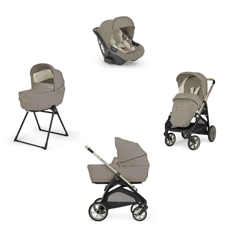 Inglesina Aptica Element Quattro Σύστημα Μεταφοράς Με Κάθισμα Αυτοκινήτου Darwin Recline Honey Beige