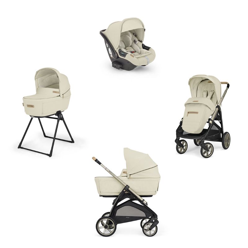 Inglesina Aptica Element Quattro Σύστημα Μεταφοράς Με Κάθισμα Αυτοκινήτου Darwin Recline Pure Ecru