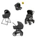 Inglesina Aptica XT Σύστημα Μεταφοράς Με Κάθισμα Αυτοκινήτου Darwin Magnet Grey