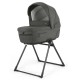 Inglesina Aptica XT Quatro Σύστημα Μεταφοράς Charcoal Grey με Darwin Horizon Grey