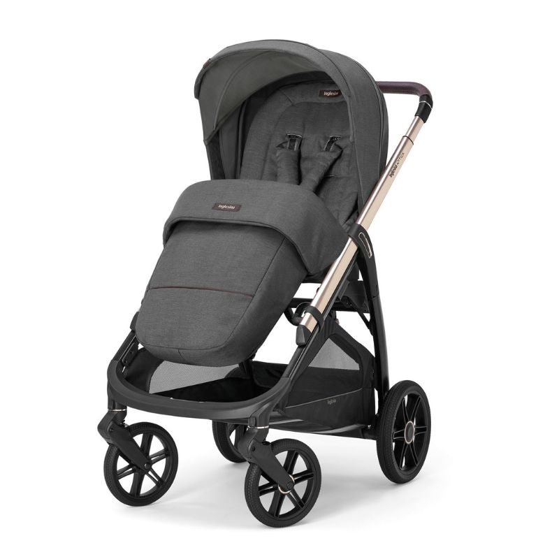 Inglesina Aptica Quattro Σύστημα Μεταφοράς Με Κάθισμα Αυτοκινήτου Darwin Velvet Grey