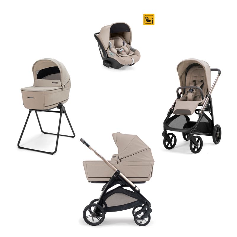 Inglesina Aptica Σύστημα Μεταφοράς Quattro Με Κάθισμα Αυτοκινήτου Darwin Vicuna Beige / Palladio Black