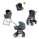 Inglesina Aptica XT Σύστημα Μεταφοράς Quattro Με Κάθισμα Αυτοκινήτου Darwin Himalaya Blue / Total Black