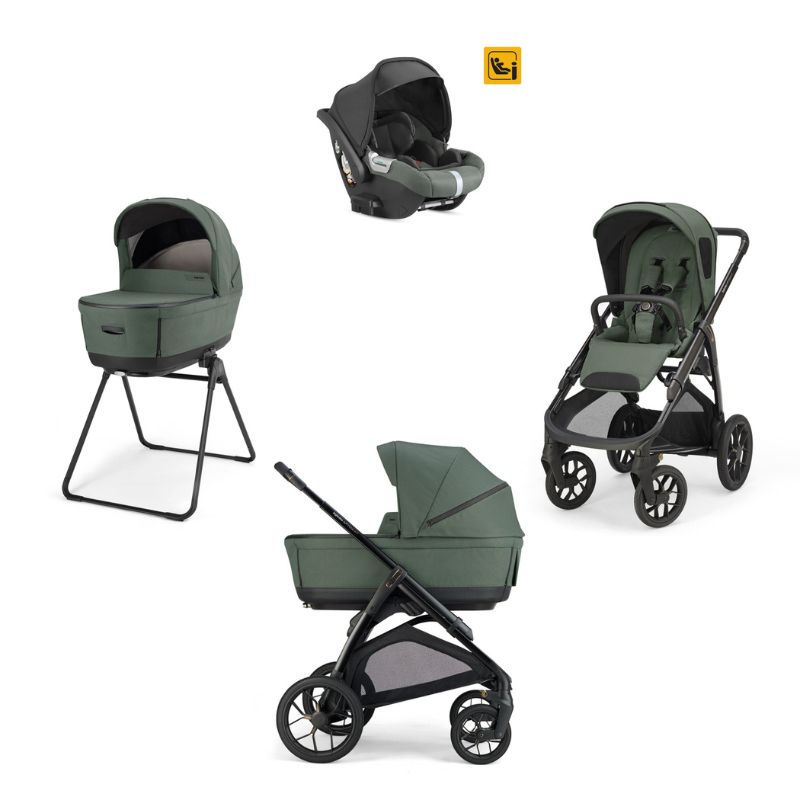 Inglesina Aptica XT Σύστημα Μεταφοράς Quattro Με Κάθισμα Αυτοκινήτου Darwin Taiga Green / Total Black