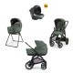 Inglesina Aptica XT Σύστημα Μεταφοράς Quattro Με Κάθισμα Αυτοκινήτου Darwin Taiga Green / Total Black