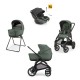 Inglesina Aptica XT Σύστημα Μεταφοράς Quattro Με Κάθισμα Αυτοκινήτου Darwin Recline Evo Taiga Green / Total Black