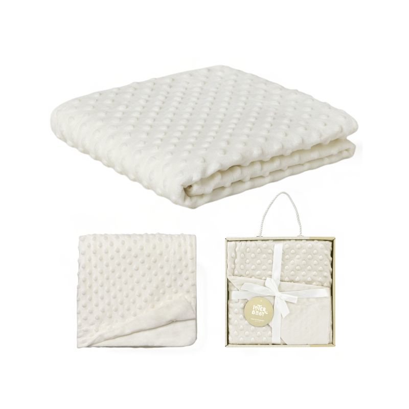 Interbaby Κουβέρτα Αγκαλιάς Coral Fleece 80*110cm Beige
