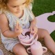 Interbaby Σιλικονούχο Πτυσσόμενο Κυπελάκι Με Καπάκι Για Σνακ Για 6+ Μηνών Dark Pink