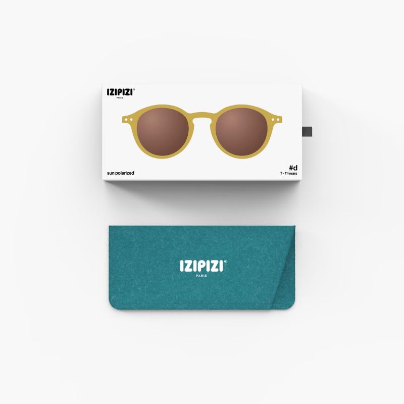 Izipizi Junior Teen Sun Γυαλιά Ηλίου #d 7-11 Ετών Golden Green