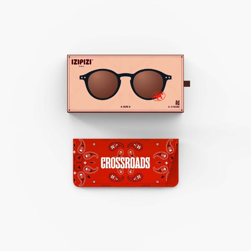 Izipizi Kids Sun Crossroads Γυαλιά Ηλίου #d 3-5 ετών Black Road