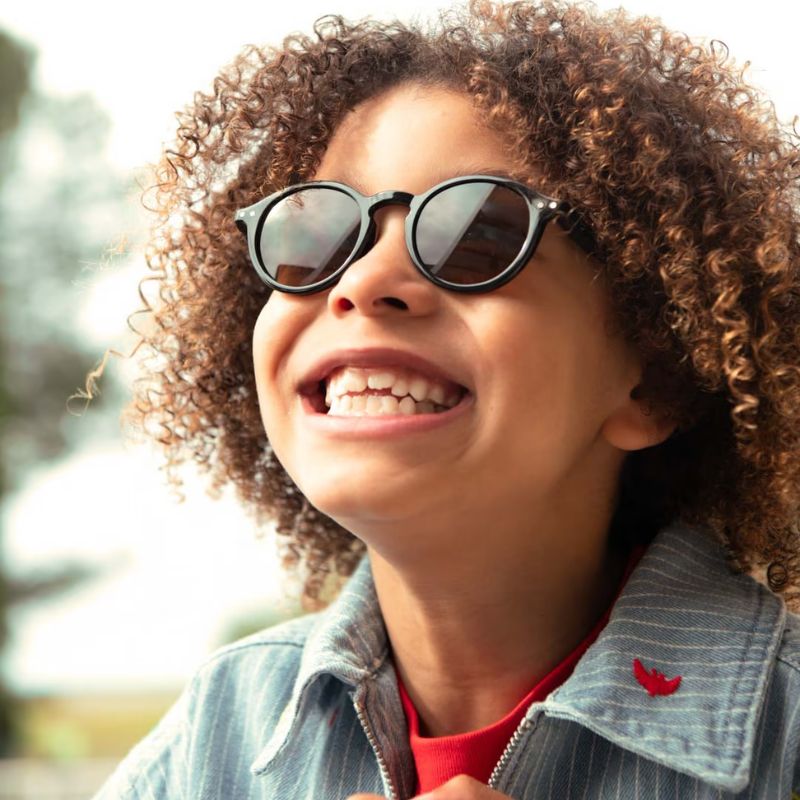 Izipizi Junior Sun Crossroads Γυαλιά Ηλίου #d 7-11 Ετών Black Road