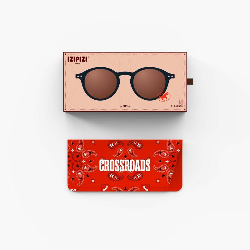 Izipizi Junior Sun Crossroads Γυαλιά Ηλίου #d 7-11 Ετών Black Road